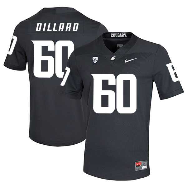 Washington State Cougars #60 Andre Dillard Black College Football Jersey